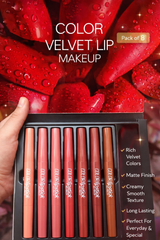 Glam Lips 2-In-1 Matte Set-8 Waterproof Shades