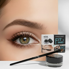 Face It Smudge-Proof Gel Liner Set (2 Pcs) Black & Brown